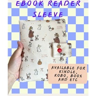 【MYSA Handmade】Cozy Sleeve Puffy eBook reader sleeve fluffy protection pouch for kindle boox kobo