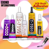 100% Original B7000 Glue Gam Telefon Screen LCD Phone Skrin Back Cover Mobil HP Super Glue  Clear Bl