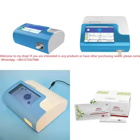 Wondfo FIA Meter II Plus SE FS-114 HbA1c TSH FT3 FT4 LCD Touch Screen Wondfo Fluorescent Immunoassay