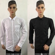 (SS-2XL)F2000 MAN REGULAR FIT  OFFICE WEAR LONG SLEEVE  SHIRT S-2XL