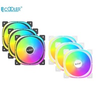 PCCOOLER EF120 ARGB 3-IN-1 KIT B Triple Pack RGB 12CM 3in1 Fan Casing