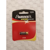 Battery size 23A for remote autogate