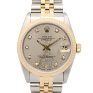 【二手】ROLEXDatejust 10P 鑲鑽腕錶，R 字頭序號，68273G，SIL/Pre-Con/QP，K18（黃金）不鏽鋼錶殼，Datejust 10P 鑲鑽腕錶，R 字頭序號