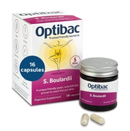 OptiBac Probiotics Saccharomyces Boulardii - 16 Capsules