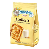 มูลิโน เบียงโก กัลเล็ตติ ชอร์ทเบรดโรยน้ำตาล 180 กรัม - Mulino Bianco Galletti Cookies 180g