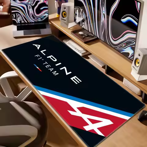 Alpine Logo Tricolor Mouse Pad Gamer Mousepad Baby Bear Mouse Pad Large Mouse Mat Natural Rubber Des