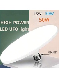 1入組50w Ufo形狀led燈泡,15w/30w/50w E26/e27 家居led室內照明燈,適用於車庫、廚房、客廳