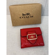 ขนาดของแบรนด์ของแท้100%: CV416ขนาด5/2ซม. CT987Small แบบ Morgan กระเป๋าสตางค์ผู้หญิงกระเป๋าใส่เหรียญ4