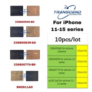 10pcs 338S00946 338S00839 338S00770 B0 BO SN2611A0 TIGRIS T1 Charging IC Chipset For 11 12 Pro 13 14