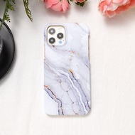 iPhone / Samsung 北冰洋雲石紋 半包硬殼 手機殼【客製】