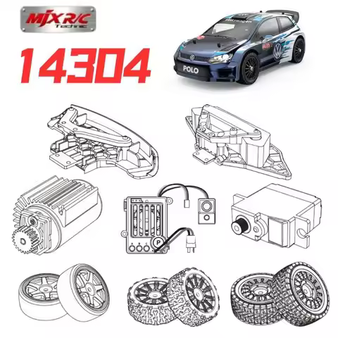 MJX Hyper Go 14304 Stock Replacement Suspension Arm Dampener Pneumatic Frame Body Bags Shaft Replace