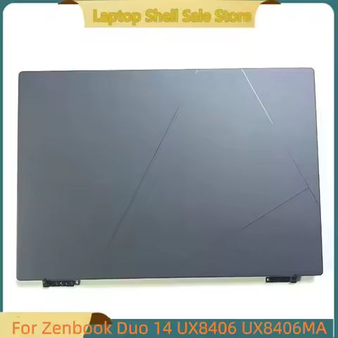 New Laptop For Zenbook Duo 14 UX8406 UX8406MA Rear Lid Top Case Screen Back Cover A shell