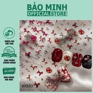 Retro Horse Sticker - Retro Horse and Apple nail sticker for nail decoration - 3D embossed nail stic