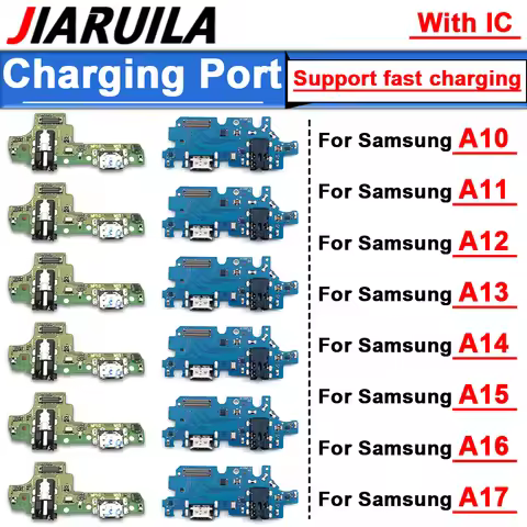 USB Dock Charging Port Charger Flex Cable Connector For Samsung A10 A11 A12 A13 A15 A16 A17 4G 5G Ch