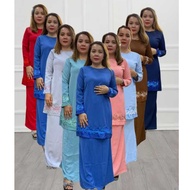 Baju kurung sulam  Baju kurung moden Baju kurung kabaya Baju kurung cotton sulam ( Koleksi Sabella )