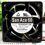 CPU Cooling Fan for Sanyo 9GA0624P1J06 24V 0.75A 4-wire Cooler Fan 6038 60*60*38MM