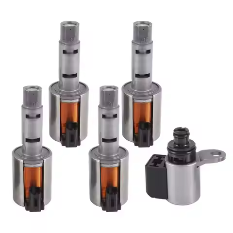 ABTU-5Pcs RE0F11A JF015E CVT Transmission Solenoid Gearbox Kit For Nissan Sentra Versa Spark Swift 2