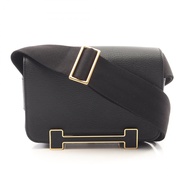 【二手】愛馬仕 HERMES 單肩包 Geta 083052CC 黑色皮革 Geta 黑色 女士二手 A