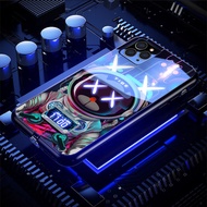 MG Illuminated LED Call Flash Glass Case for Samsung S23 S21 S30 S21+ S30PLUS S21ULTRA S22 S22PRO S2