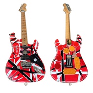 Eddie Van Halen EVH Frankenstein Red Franken 5150 Wallpaper With Lampshade Black White Stripes Floyd