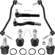 BOXI Front Lower Upper Ball Joints Sway Bar Link Suspension Kit Fit for Ford F-250 F-350 F-450 F-550