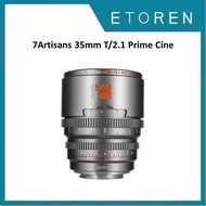 7Artisans 35mm T/2.1 Prime Cine Lens Titanium