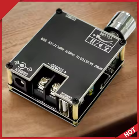 ZK-301B Mono 30W Audio Amplifier Board DC9-24V Bluetooth-Compatible 5.1 Sound Amplifier Board APP Co