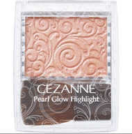 Phấn Highlight Cezanne Pearl Glow Highlight kèm cọ 2.4g - Nhật Bản