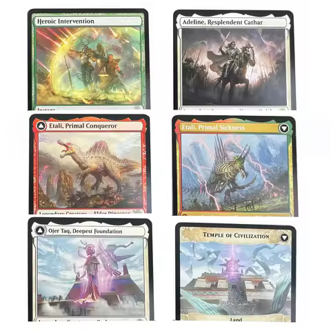 Etali,Primal Conqueror Jeweled Lotus CMR Ojer Taq, Deepest Swan Song SLD HOLO TCG Cusom English Card