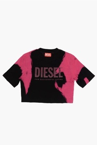 [KIDS] DIESEL T-Shirts J00919 KYAT9 K362 Nero, Rosa