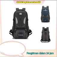 COD Beg Galas Lelaki 40L 60L 85L PremiumWaterproof Backpack Hiking Travel Camping  beg