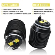 1 Pair Rear Air Suspension Spring Bags 4808035010 4808035020CC for Lexus GX470 Toyota Land Cruiser P