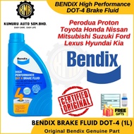 Bendix Brake Fluid Oil DOT4 Minyak Brek DOT4 1L