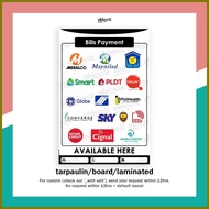 ≅ ➳ ➼ Bills Payment Business Tarpaulin Signage