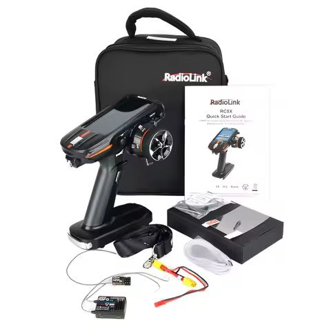 Radiolink New Arrival RC8X 2.4G 8 Channels Radio Transmitter, 4.3inch Full Color LCD Touch Screen, 2