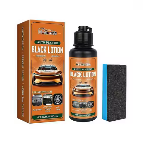 100g Car Plastic Restorer Auto Interior Dashboard Renovator Refurbish Faded Plastic Trim Shine Polis
