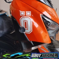 STICKER OHLINS FOR XMAX (1 PAIR) V1 XMAX STICKER XMAX EMBLEM YAMAHA STICKER