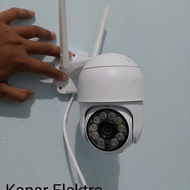 Cctv Robot Outdoor Konek di HP Pantau Jarak Jauh Putar 360 Derajat