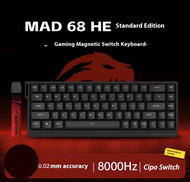 《830》FGG MAD 60/68HE Gaming Magnetic Switch Keyboard Wired Connection Full Key Hot Swap