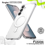 RINGKE® FUSION MAGNETIC Samsung Galaxy S25 FE Minimalist Crystal Clear Bright & Clarity Shockproof C