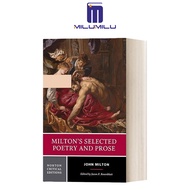 Milumilu Milton เลือกบทกวีและร้อยแก้วนอร์ตันฉบับที่สำคัญหนังสือวรรณกรรมภาษาอังกฤษต้นฉบับ