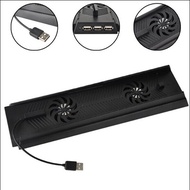 Dual Cooler Fan Charging Stand with 3 USB Port For Playstation 4 PS4 Console