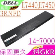 DELL 3RNFD 電池(保固更長)-戴爾 E7440,E7450,14-7000,34GKR,G95J5,PFXCR