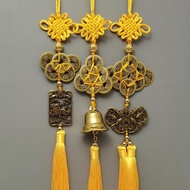 Six-Character Mantra Five Emperor Coin Six Emperor Copper Coin Pendant Wind Chime Kirin Five Fortune