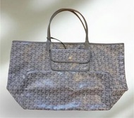 超級美品 Goyard Saint Louis GM 極稀少 灰色 托特包 購物袋 日本Goyard專櫃購入