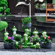 Frog Simulation Animal Flowerpot Courtyard Garden Decoration Outdoor Balcony Kindergarten Decoration