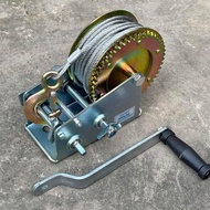 Hand Winch 3000LBS Load Capacity 1360kg Cable Length 20m