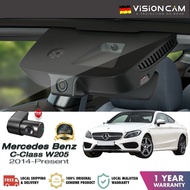 🔥4K UHD Premium DashCam🔥Vision Cam For Mercedes-Benz C-class W205 C200 C300 C43 Hidden DashCam Front 4K 2160P+Rear 1080P