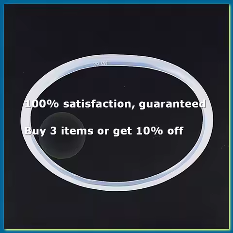 2 Pcs Rubber Gasket Seal Ring 20cm Inner Dia for 4L Pressure Cooker-A27I