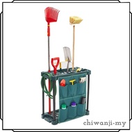 [ChiwanjifcMY] Garden Tool Organizer Shelf for Hold Long Handled Tool Yard Shed Outdoor